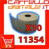Etichette Compatibili con Dymo 11354 Bixolon Seiko 10 Rotoli