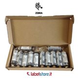 Ribbon ZEBRA 2300 mm 64x74 mt CERA per stampa trasferimento termico - 12 pz 02300GS06407