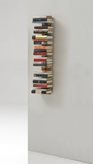 Libreria sospesa a muro in legno Zia Ortensia (Colore: Naturale - Altezza libreria: 112 cm)