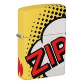 Zippo Accendino a Benzina Ricaricabile ed Antivento con Fantasia Zippo Pop Art - mod. 49533