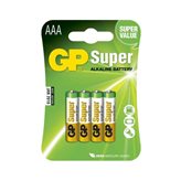 MINISTILO ALCALINA AAA - GP Batteries - Super, Blister da 4pcs