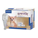 EFFITIX TOY 0-4 Kg (4 pipette) - Efficace contro pulci, zecche e flebotomi