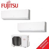 Condizionatore DUAL Split Fujitsu Serie LM Inverter 2 X 12000 BTU +AOYG18LAC2 12+12 - Garanzia G3 : NO grazie