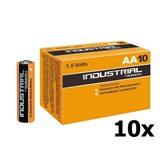 DURACELL Batterie alcaline Duracell Industrial Stilo AA 1,5V LR06 - Confezione 10 pz