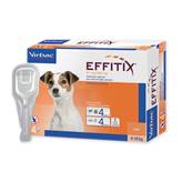 EFFITIX SMALL 4-10 Kg (4 pipette) - Efficace contro pulci, zecche e flebotomi