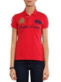 THE SKINNY POLO RALPH LAUREN ROSSO 479411 Donna