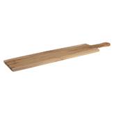 Tagliere rettangolare con manico in legno di teak cm 70x15
