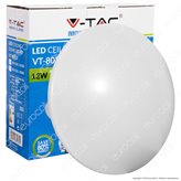 V-Tac VT-8031RD Plafoniera LED 12W Forma Circolare Colore Bianco - SKU 5563 / 5562 - Colore : Bianco Naturale