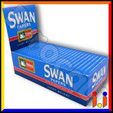 Cartine Swan Blu Corte Blue - Scatola da 50 Libretti