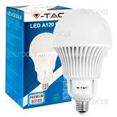 V-Tac VT-1930 Lampadina LED E27 30W Bulb A120 - Colore : Bianco Naturale