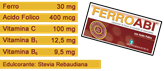 Abi Pharmaceutical Ferroabi 20 Confezioni Orosolubili Al Cioccolato
