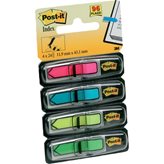 Post-it® Index Mini 684 - azzurro, giallo, rosa, verde - 684-ARR4 (conf.4)
