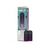 Tangy Purple Relx Pod Pro Cartucce Precaricate 1,9ml - 2 pezzi (Nicotina: 18 mg/ml - ml: 1,9)