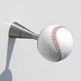 Attaccapanni a muro a forma di pallina Baseball - Struttura : Cono