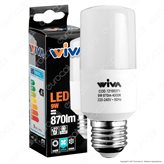 Wiva Lampadina LED E27 9W Tubolare - Colore : Bianco Freddo