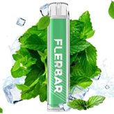 Ice Mint FlerBar Pod Mod Usa e Getta - 600 Puffs (Nicotina: 20 mg/ml - ml: 2)