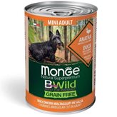 Monge - BWild Grain Free Adult Mini con Anatra, Zucca e Zucchine 400 gr