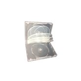 Custodia Super CLEAR 10 Posti 4 inserti 33mm in plastica per DVD o CD custodie 10 Discs 555381SCQ