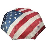 Flag USA Ombrello mini, apri e chiudi automatico, Y not stampa bandiera Usa