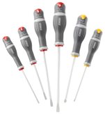 Set of 6 PROTWIST® stainless steel screwdrivers N°2 - contents : 4X100 - 5,5X100 - 6,5X150 - 8X175 - PH1X100 - PH2X125// [g] : 620// Quantity : 6