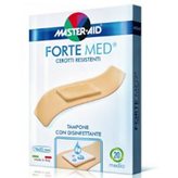 Master-Aid® Forte Med® Cerotti Resistenti Tampone Con Disinfettante Formato Medio 78x20mm 20 Strip