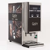 BNC Distributore di caffe al Ginseng, doppio erogatore e telaio inox, adatto per prodotti solubili. Modello: M2