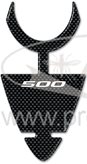 ADESIVO 3D PROTEZIONE BLOCCO CHIAVE PER YAMAHA T-MAX 500 2008/2011 CARBON BIANCO