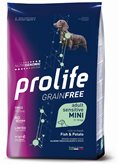 Prolife Grain Free Ad Sensitive Pesce e Patate mini 7 kg  grain free sensitive