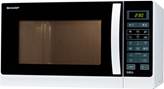 Sharp Home Appliances R-742WW forno a microonde Superficie piana Microonde con grill 25 L 900 W Nero, Bianco