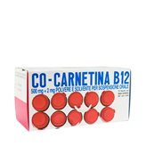 Co-Carnetina B12 500mg + 2mg Soluzione Orosolubile 10 Flaconcini 10ml