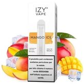 Mango Ice Izy One Svapo Usa e Getta 600 Tiri - Nicotina : 18 mg/ml, ml : 2