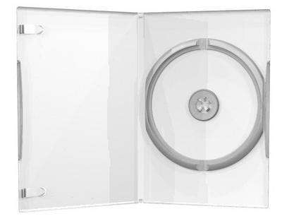 Custodia CLEAR Singola Slim MediaRange 7mm in plastica per DVD o CD custodie Singole BOX29