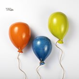 Les balloons en céramique - Choisissez la couleur : Vermiglio, Seleziona altezza/grandezza : 10 cm