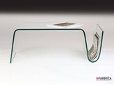 Table basse en verre courbé Virgola