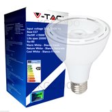 LAMPADINA LED V-Tac E27 12 WATT = 60 WATT BULB Par Lamp PAR30-Bianco Caldo