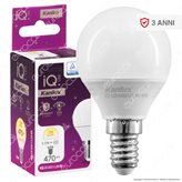 Kanlux IQ Lampadina LED E14 5,5W MiniGlobo P45  - mod. 27300 / 27301 / 27302 - Colore : Bianco Naturale