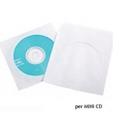 Bustine di Carta Richiudibili per MINI CD con finestra - BOX65-8