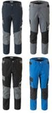 Pantalone Da Lavoro da Uomo In stretch Con Porta Ginocchiere A 2 Colori - Nero, XXL