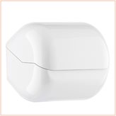 Distributore carta igienica rotolo o fogli piegati V Z con coperchio Bianco