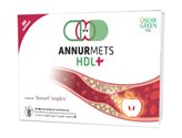 ANNURMETS HDL+ - Integratore per il controllo di colesterolo e trigliceridi - 30 capsule