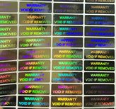 70 Etichette adesive sigilli ologrammi di garanzia e sicurezza