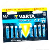 Varta High Energy Alcaline Ministilo AAA - Blister 8 Batterie