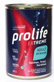 Prolife Extreme Adult All Breeds Salmone Trota & Sardine 400 gr - NEW (PACCO: LATTINA SINGOLA)