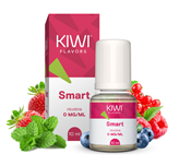 Smart Kiwi Flavors Liquido Pronto 10ml Frutti Rossi Menta (Nicotina: 0 mg/ml - ml: 10)