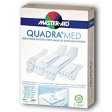 Master-Aid® Quadra Med® Cerotti In Morbido Tessuto Non Tessuto Tampone Con Disinfettante 40 Strip Assortiti