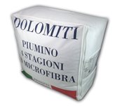 COUETTE MICROFIBRE 4 SAISONS DOLOMITI FABRIQUÉ EN ITALIE - Mesure : 1 PLACE