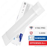 V-Tac VT-8-10 Tubo LED Prismatico Plafoniera 10W Lampadina 30cm Chip Samsung - SKU 659 / 660 / 661 - Colore : Bianco Naturale