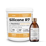 R7 - Silicone per stampi morbidissimi, resistenti alla rottura ed elastici (Confezione: 1 KG + cat. 50 gr)