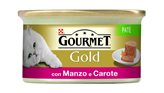 Gourmet gold pate con manzo e carote 85 gr