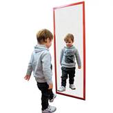 Specchio con cornice in legno laccato - 55x120